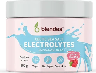 Obrázok produktu pre Hydratačný nápoj s elektrolytmi a malinovou príchuťou 100 g