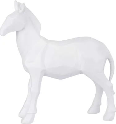 Produktbild von Figur Skulptur Polygonal Kunstharz Pferd