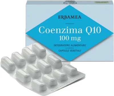 Produktbild von ERBAMEA Coenzym Q10, 100 mg, 24 vegetarische Kapseln
