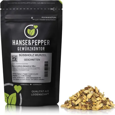 Produktbild von 100g Süßholzwurzel geschnitten