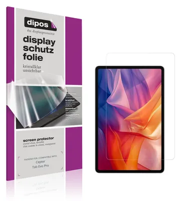 Produktbild von 2x Schutzfolie für Cepter Tab Evo Pro klar Displayschutzfolie Folie Display Schutz dipos