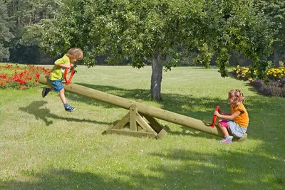 Produktbild von Holzwippe / Gartenwippe aus Kiefernholz Ø 14x300cm