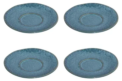 Keramische Mokken 15 cm Blauw, 4er Set, spülmaschinenfest