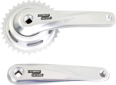 Produktbild von Sunrace Cranket 33T, Kurbellänge 170 mm. Silber, Aluminium, spiellos