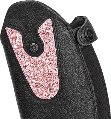 Immagine prodotto di Applicazioni patch Suedwind per stivali da equitazione per bambini Nova Kids Fun Leather nero , Suedwind_boots:Pink Glitter