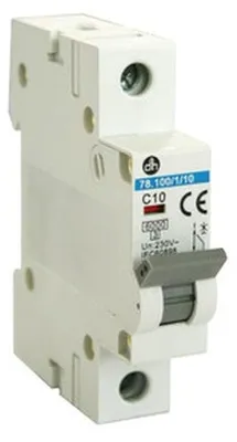 Produktbild von Thermoschutzschalter 1-polig 16A 6kA Klasse C 220/240V Sicherungsschutz