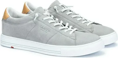 A pair of men's athletic shoes on a white background.