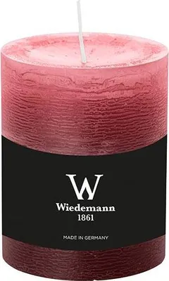 Produktbild von INNA-Glas Stumpenkerze AURORA, bordeaux, 10cm, Ø7,8cm, 45h - Germany - Votivkerze