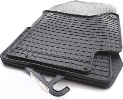 Image de Tapis en caoutchouc adaptables sur Peugeot 208 Hybrid (à partir de 2023) Tapis en caoutchouc tous temps 4 pièces noir