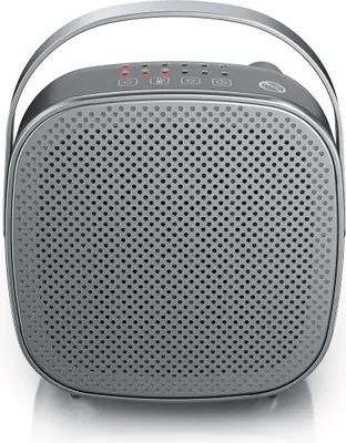 Produktbild von Brandson Heizlüfter 1500W, Keramik-Heizlüfter, energiesparend, leise, Überhitzungsschutz, Automatische Abschaltung, Umkippschutz, 2 Heizstufen, Thermostat, Überhitzungsschutz, Grau