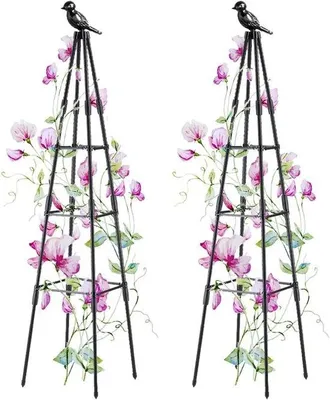 Produktbild von Pflanzgestell 118 cm für Blumen, Kräuter, Gemüse und Reben – 2er Set