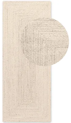 Produktbild von Hanse Home Juno Jute Teppich Juno Reinweiß