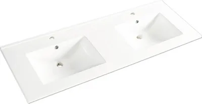 Obrázek produktu pro Dvojumyvadlo Umyvadlo na skříňku Providence keramika bílá 120 x 46 x 16,5 cm 36,011,55