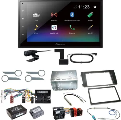 Produktbild von Pioneer DMH-A340DAB Digitalradio Bluetooth Einbauset für Audi A6 4B Facelift