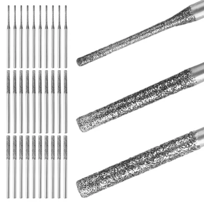 Productafbeelding van Diamantboorkopset, 30 stuks, 1/2/2,5 mm, korrelgrootte 150, geschikt voor glas en keramiek
