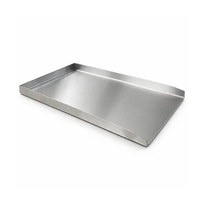 Zdjęcie produktu dla KÖHKO® 42003-27 Płyta plancha ze stali nierdzewnej 39 × 27 cm, 2 mm, do grillowania i smażenia