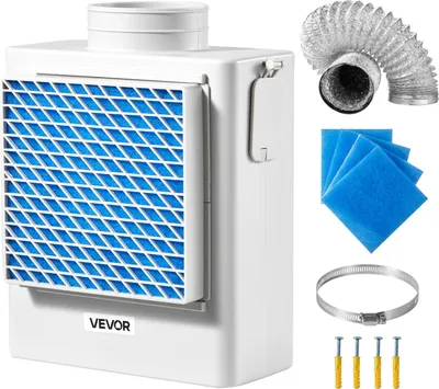 Zdjęcie produktu dla Zestaw Wentylacyjny Do Suszarki Vevor 3 W 1 Premium Abs 99 Mm Filtracja