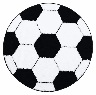 Image de Tapis de bain rond en microfibre douce, 60x60 cm