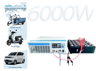 Produktbild von Batteriekapazitätstester, 6000W Last, LCD-Display, HT-DC50ABP