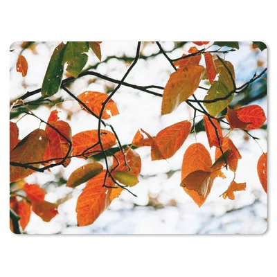 Produktbild von MuchoWow® Mauspad Mousepad Herbst - Blätter - Landleben - Jahreszeiten 23x19 cm - Mousepads - Maus Mat - Pad - Mausunterlage - Schreibtischunterlage - Mauspad