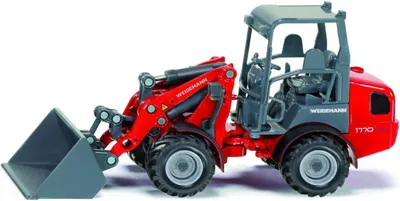 Image de Siku Hoftrac WEIDEMANN modèle réduit de tracteur rouge ; 3059