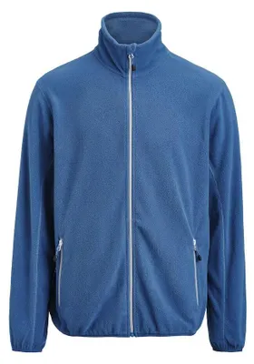 Image de Veste polaire pour hommes, modèle RED, en micro-polyester ET400 (taille XL), couleur bleu moyen