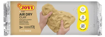 Zdjęcie produktu dla Jovi Glina Modelarska Samoutwardzalna  Piaskowa, 250G  Dla Dzieci I Dorosych