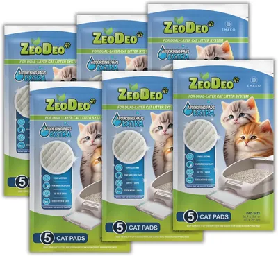 Obrázok produktu pre Podložky do mačacej toalety 43 x 29 cm, 30 ks, pre stelivo, pre mačaciu toaletu