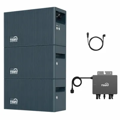 Produktbild von Powerness Balkonkraftwerk Speicher, TSUN DCU2000Lite mit 2 x DB2000 Lite Erweiterungsakku & 800W Mikrowechselrichter, 2400W PV Input & Dual MPPT