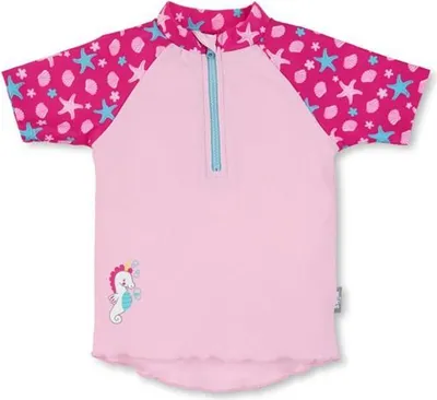Produktbild von Sterntaler Kurzarm-Schwimmshirt in Rosa, UV-Schutz 50+ 74/80
