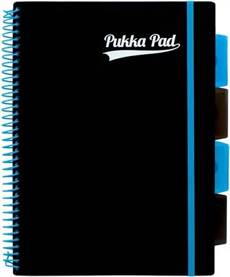 Zdjęcie produktu dla Kołozeszyt Pukka Pad Project Book B5 niebieski Neon