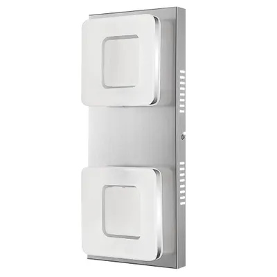 Produktbild von Globo Wandleuchte Wl Nickel Matt, 2Xled 41109-2