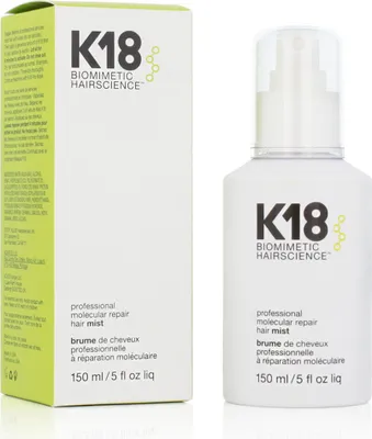 Produktbild von K18 Professional Molecular Repair Hair Mist pflegendes Haarserum im Spray für sehr trockenes und geschädigtes Haar 150 ml