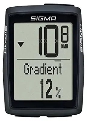 Image de Ordinateur de vélo avec fonctions - Compteur de vitesse numérique - Vélo de randonnée - Altimètre intégré - 14 fonctions - Noir