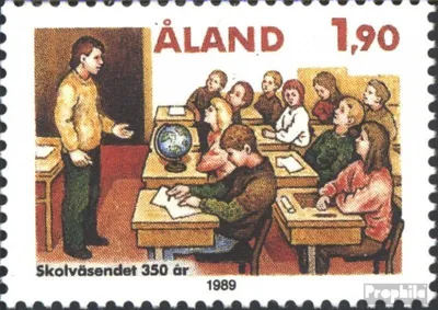 Produktbild von Briefmarken Finnland - Aland 1989 Mi 36 (kompl.Ausg.) postfrisch Schulwesen