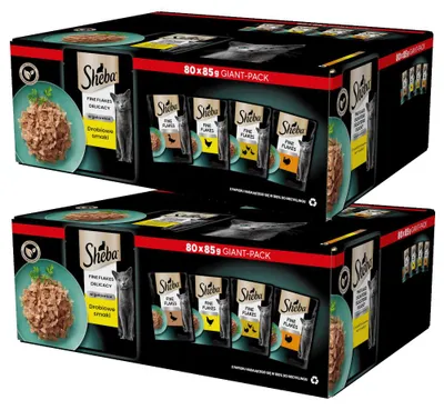 Zdjęcie produktu dla SHEBA Delicacy drobiowe smaki w galaretce 160x85g