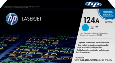 Produktbild von HP 124A Cyan Original LaserJet Tonerkartusche, 2000 Seiten, Cyan, 1 Stück(e)
