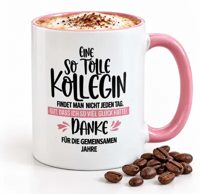 Produktbild von Keramik Tasse - Eine so tolle Kollegin ...