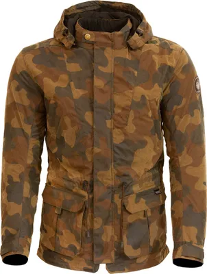 Image de Veste de moto en wax Merlin Belmot Camo, marron, M