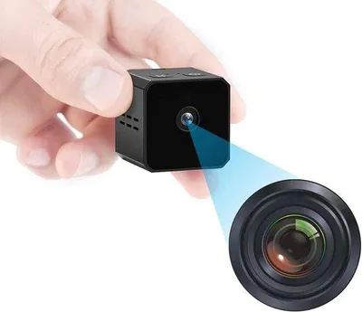Produktbild von Mini-Kamera 1080p draagbaar mit Nachtsicht und Bewegungserkennung - versteckte Überwachungskamera für Innen- und Außenbereich
