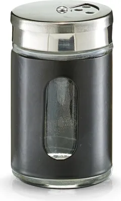 Produktbild von Zeller Gewürzstreuer, Edelstahl, schwarz - Ø5x8,5; 19798