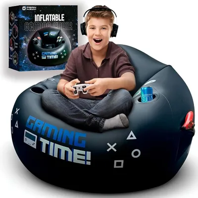 Produktbild von Lazy Boy Sofa,Spiel aufblasbare Lazy Boy Sofa Stuhl,PVC Beflockung faltbar zurück Stuhl,Schlafzimmer Sofa