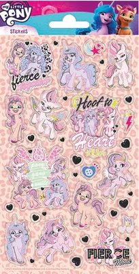 Produktbild von 1 Bogen Papier Sticker my little Pony
