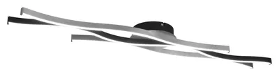 Image de Plafonnier moderne à encastrer LED BLAZE argent Trio 641210305
