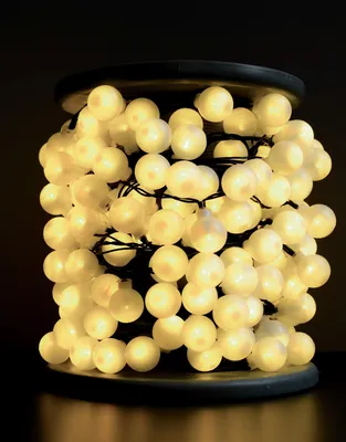 Produktbild von Lichterkette LED Kugeln 180 LEDs Party Garten Outdoor IP44  warmweiß außen Licht