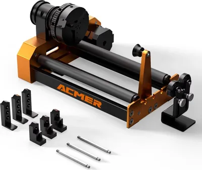 Produktbild von Rotary-Gravierer, stabiler Drei-Jaw-Spannfutter, präzises Gravieren, M4 Drehachse