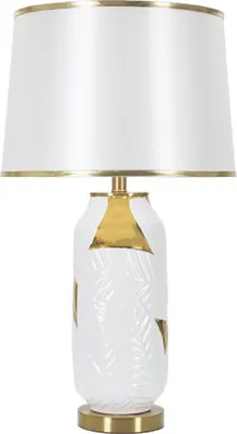 Obrázek produktu pro Mauro Ferretti stolní lampa keramická E27 Ø 40x70 cm zlatá bílá