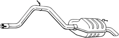 Immagine prodotto di BOSAL 281-041 Silenziatore terminale per FORD MONDEO III (B5Y) Impianto di scarico