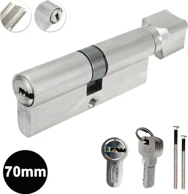Produktbild von Knauf Zylinderschloss Schließzylinder Tür Zylinder Knaufzylinder 70mm (35/35mm)