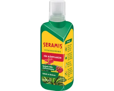Produktbild von Seramis Vitalnahrung für Blühpflanzen 500 ml mineralischer Dünger
